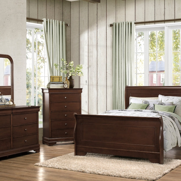 Homelegance 1856-4 Brown Cherry Abbeville Nightstand