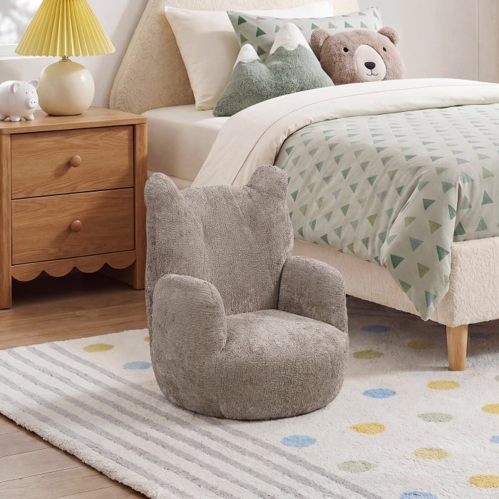 Homelegance 4212BRW-1MN Kindred Mini Bear Kid's Chair