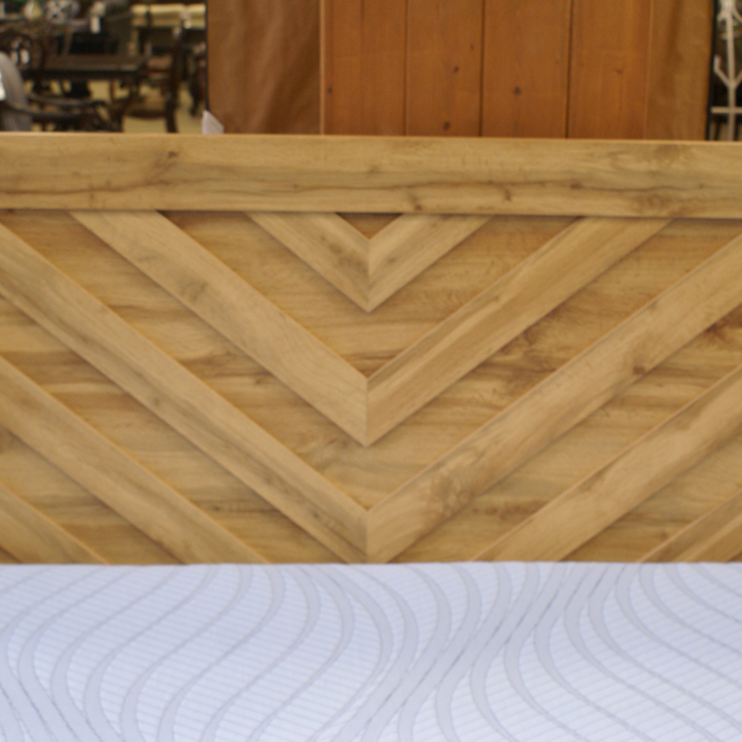 Homelegance 1534NPNA-1 New Corbin Natural Queen Bed in a Box