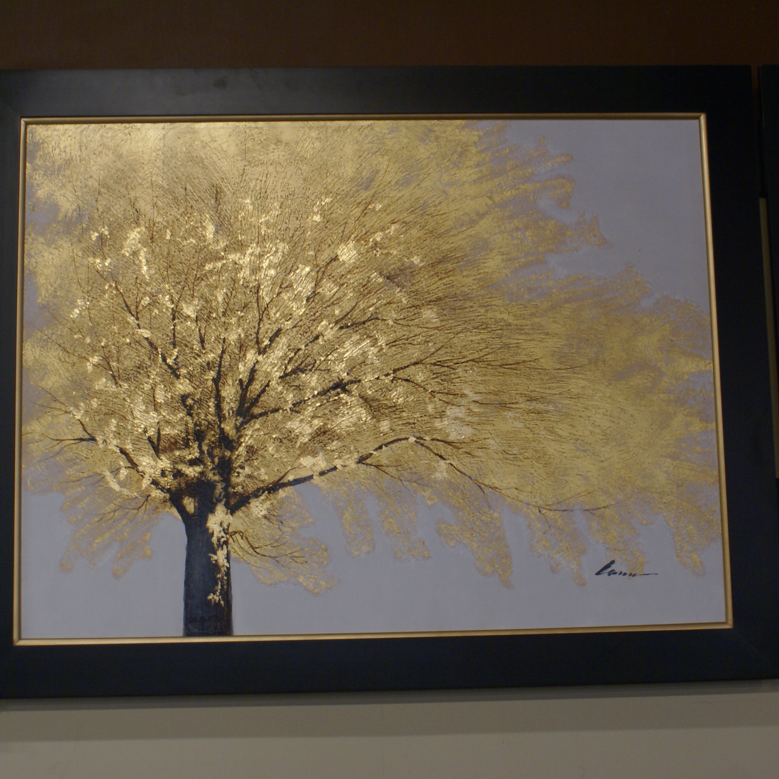 Sisko 44 x 56 Gold Tree Framed Canvas Oil Painting