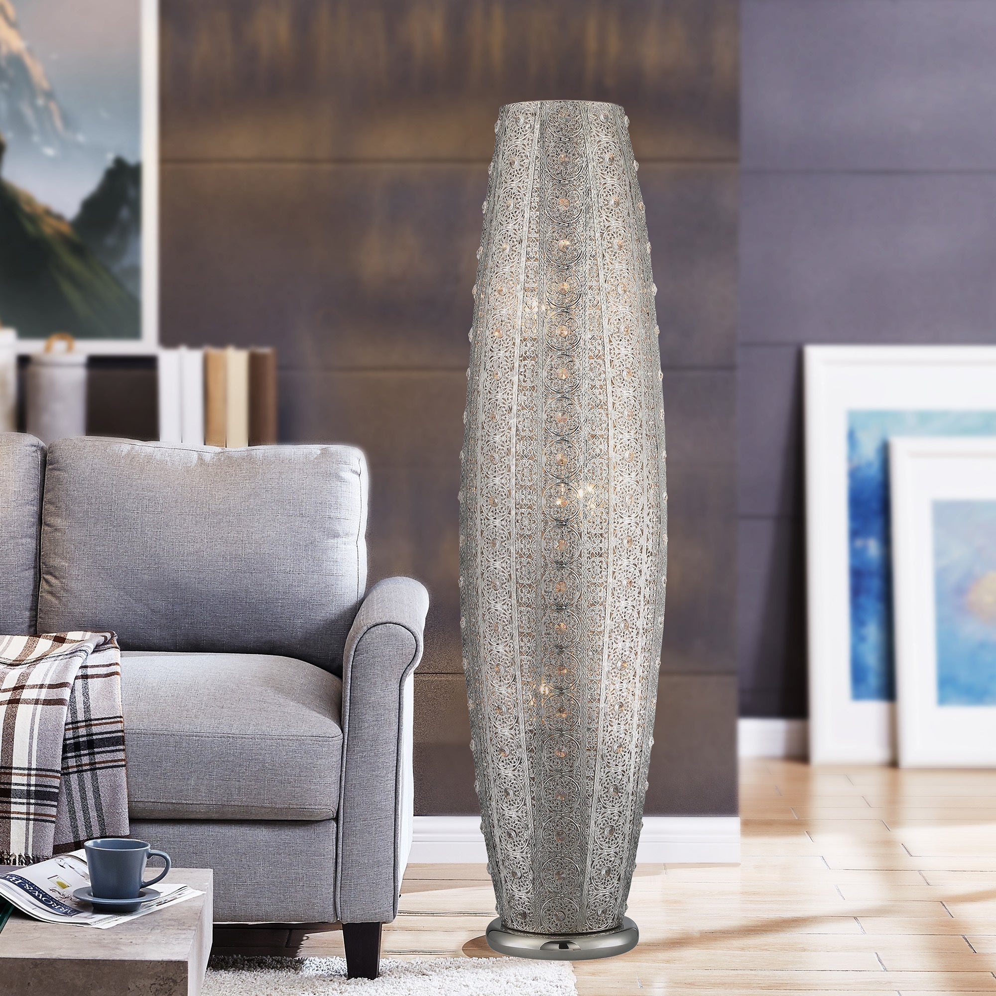 Lite Source LS-83494 Bling Masura Floor Lamp