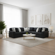 Ashley 98105S5 Midnight Madness Gun Metal 3-Piece Sectional