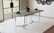 Coaster 108121 Sterling 72-inch Rectangular Dining Table Grey Faux Marble (Special Order )