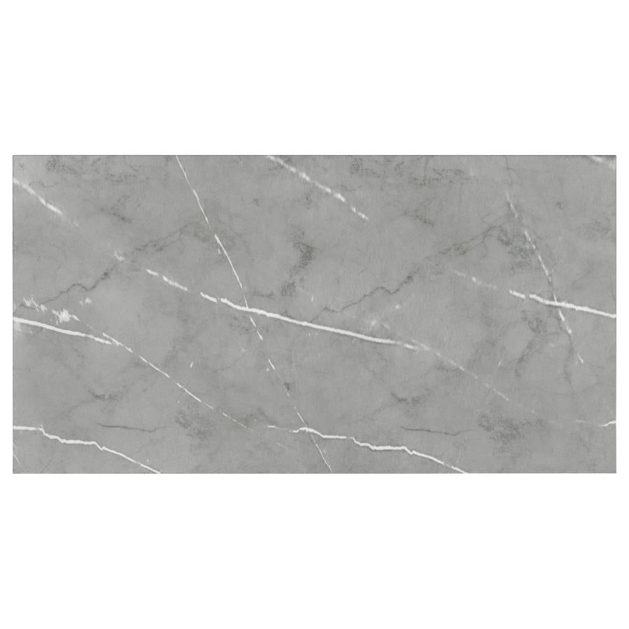 Coaster 108121 Sterling 72-inch Rectangular Dining Table Grey Faux Marble (Special Order )