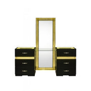 FOA FM72015BK-V Lucida Black LED Vanity w/ Stool