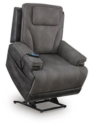 Ashley PC1210412 4Z Serenity Zone Slate Performance Fabric Lift Chair