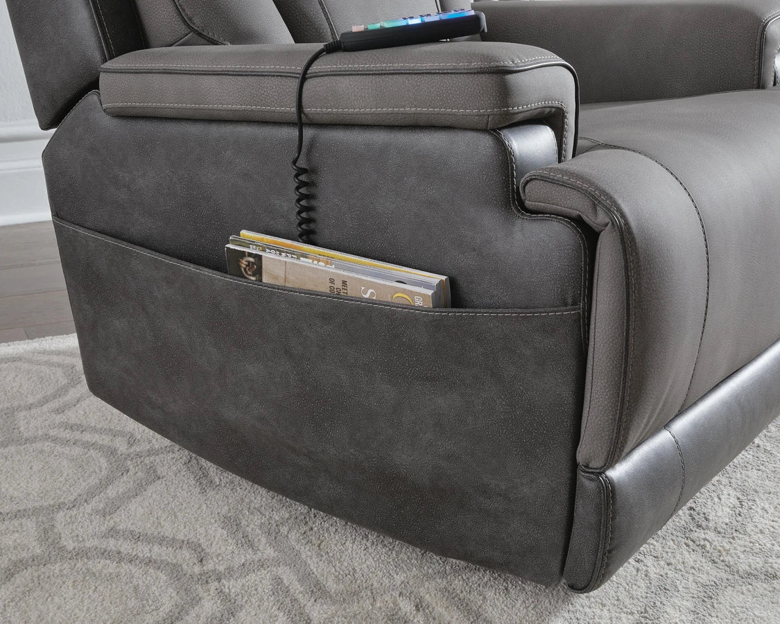 Ashley PC1210412 4Z Serenity Zone Slate Performance Fabric Lift Chair