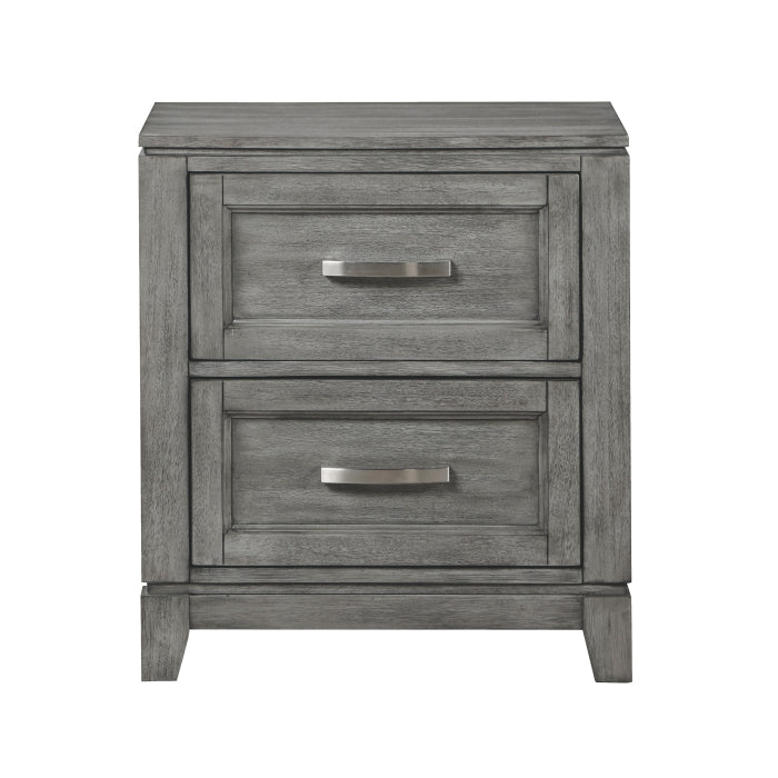 Homelegance 1450-4 Garretson Gray Nightstand