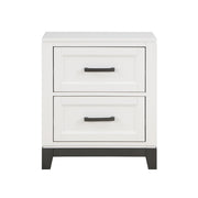 Homelegance 1450WH-4 Garretson White Nightstand