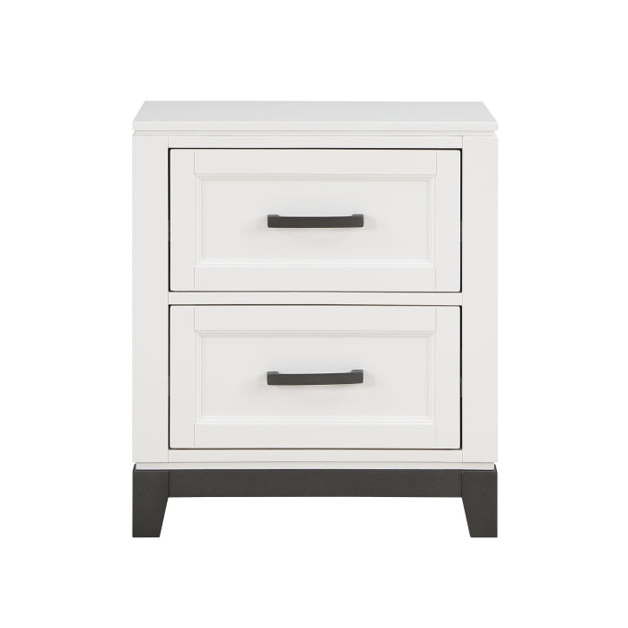 Homelegance 1450WH-4 Garretson White Nightstand