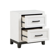 Homelegance 1450WH-4 Garretson White Nightstand