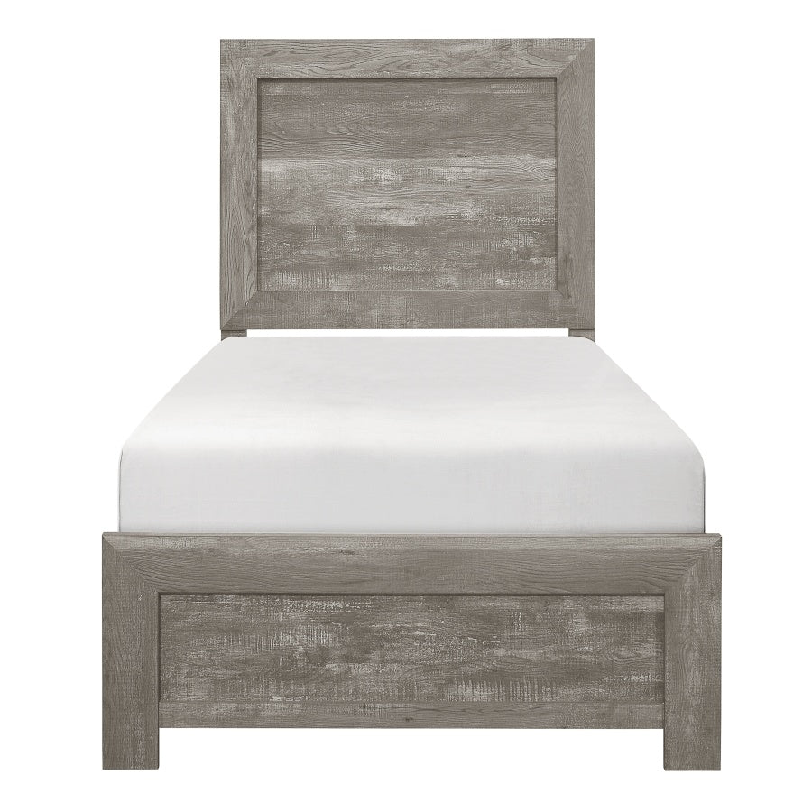 Homelegance 1534GYT-1 Youth Gray Corbin Twin Bed