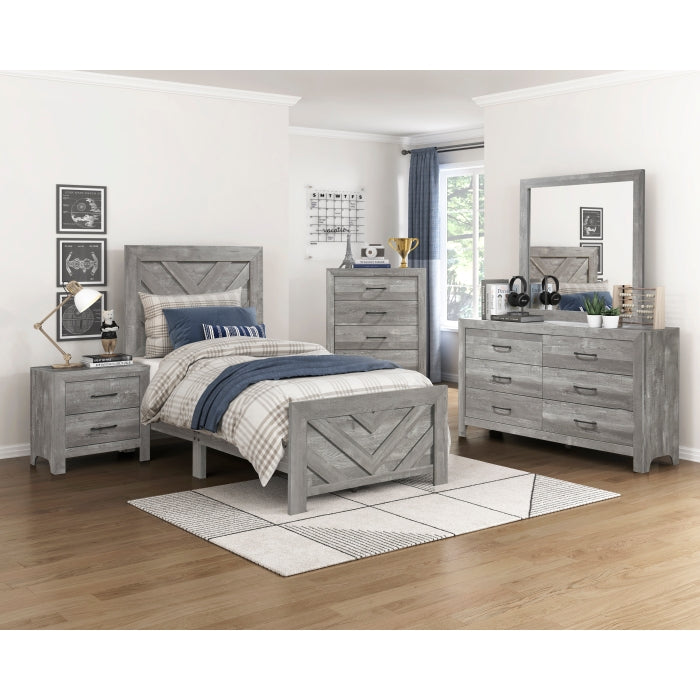 HOMELEGANCE 1534GY-5 YOUTH GRAY CORBIN DRESSER