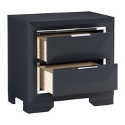 Homelegance 1553-4 Rosemont Midnight Blue 2 Drawer Nightstand