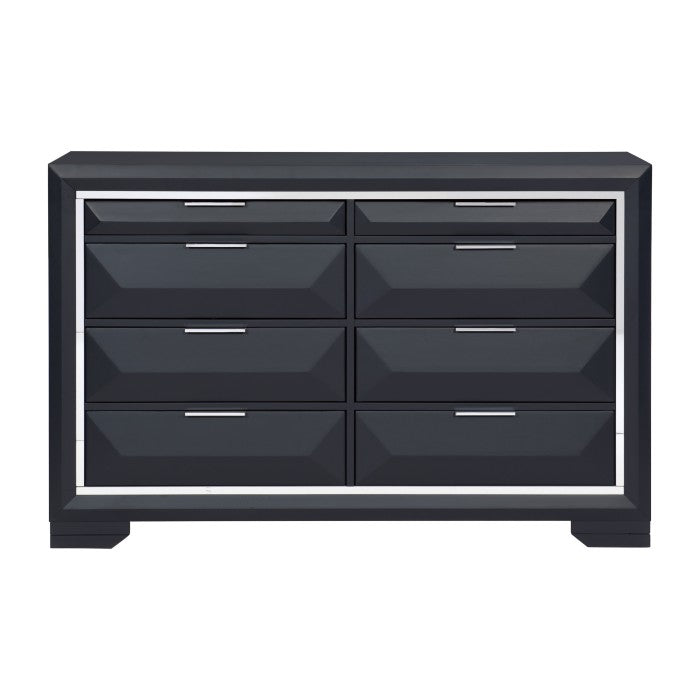 Homelegance 1553-5 Rosemont Midnight Blue 8 Drawer Dresser ONLY