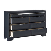 Homelegance 1553-5 Rosemont Midnight Blue 8 Drawer Dresser ONLY