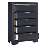 Homelegance 1553-9 Rosemont Midnight Blue 5 Drawer Chest