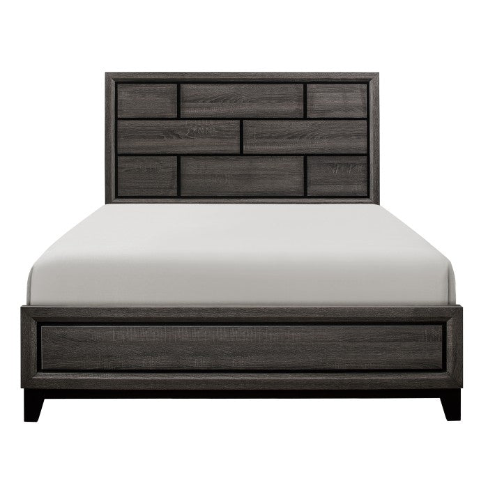 Homelegance 1645-1 Davi Gray Queen Bed