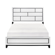Homelegance 1645WH-1 Davi White Queen Bed