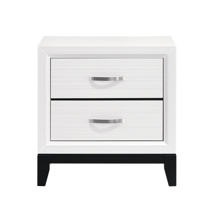 Homelegance 1645WH-4 Davi White Nightstand
