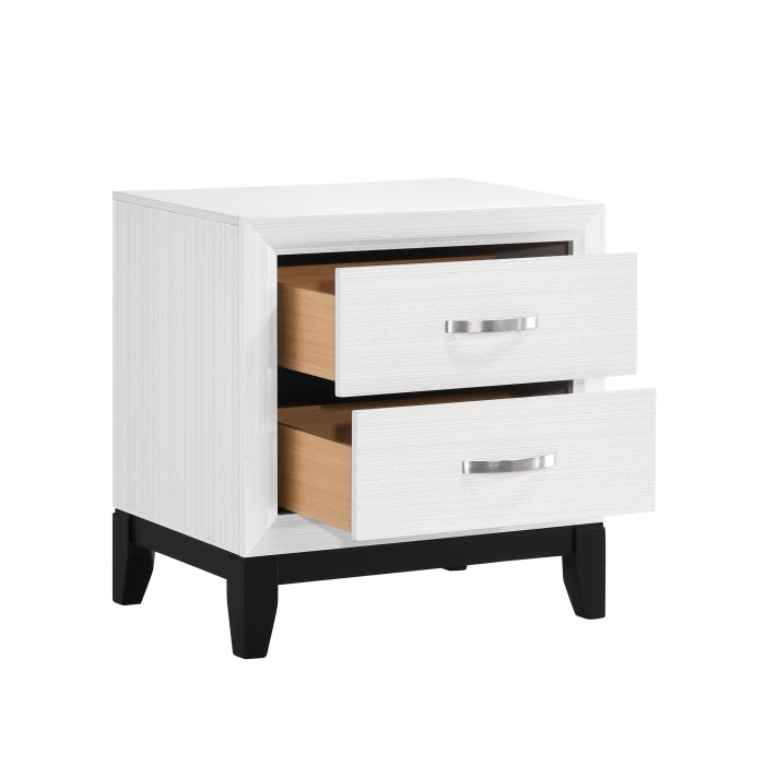 Homelegance 1645WH-4 Davi White Nightstand
