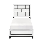 Homelegance 1645WHT-1 Davi White Twin Bed