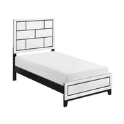 Homelegance 1645WHT-1 Davi White Twin Bed