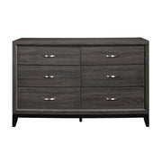 Homelegance 1645-5 Davi Gray 6 Drawer Dresser