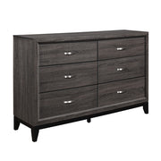 Homelegance 1645-5 Davi Gray 6 Drawer Dresser