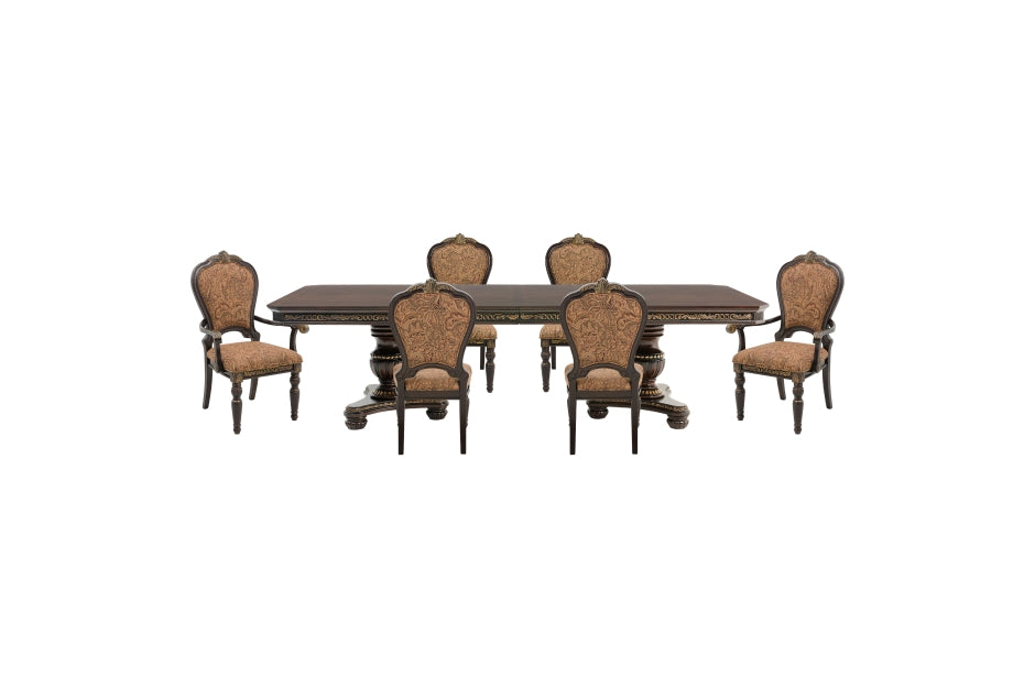 Homelegance 1808 Russian Hill Traditional 7 Piece Dining Room Set