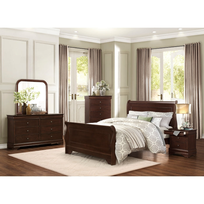 Homelegance 1856-4 Brown Cherry Abbeville Nightstand