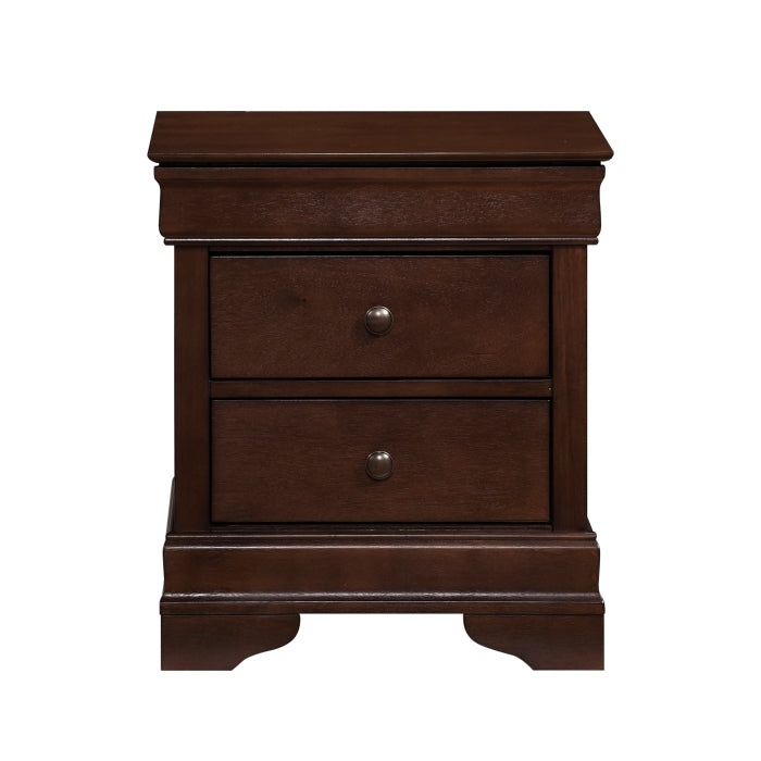 Homelegance 1856-4 Brown Cherry Abbeville Nightstand
