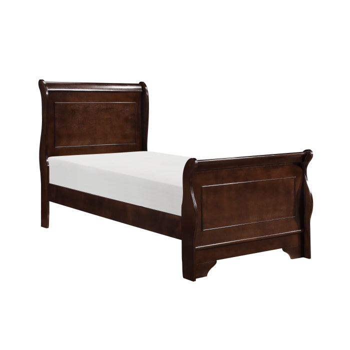 Homelegance 1856T Brown Cherry Abbeville Twin Bed