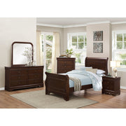 Homelegance 1856T Brown Cherry Abbeville Twin Bed