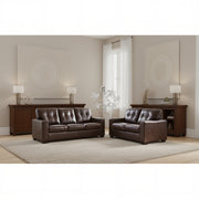 Ashley 2170635 / 638 Santorine Dark Brown Leather Sofa & Loveseat Set