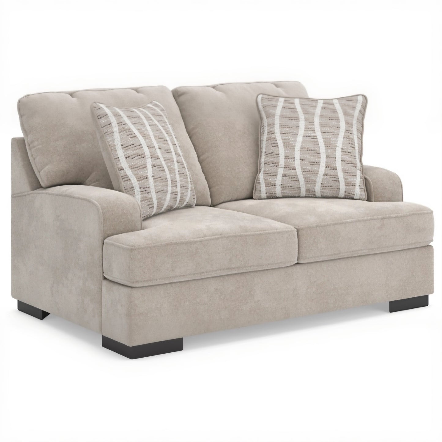 Ashley 5990235 High Profile Taupe Loveseat