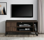 Milton 2001 47" Dark Walnut 1 Shelf & 1 Cabinet TV Stand