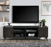 Milton 2011 71" Dark Espress 2 Shelves 2 Cabinets TV Stand