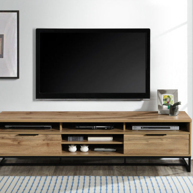 Milton 2020 71" Oak 3 Shelves & 2 Drawers TV Stand