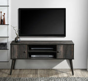 Milton 2026 47" Rustic Gray 2 Shelf & 2 Cabinet TV Stand