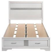 Coaster 205111F Miranda White Full Storage Platform Bed