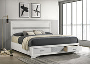 Coaster 205111KE Miranda White King Storage Platform Bed