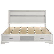 Coaster 205111KE Miranda White King Storage Platform Bed
