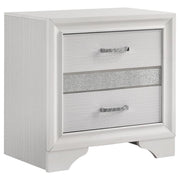 Coaster 205112 Miranda White 3-drawer Nightstand