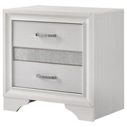 Coaster 205112 Miranda White 3-drawer Nightstand