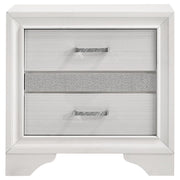 Coaster 205112 Miranda White 3-drawer Nightstand