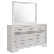 Coaster 205113 / 14 Miranda White 9 Drawer Dresser Mirror