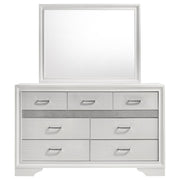 Coaster 205113 / 14 Miranda White 9 Drawer Dresser Mirror