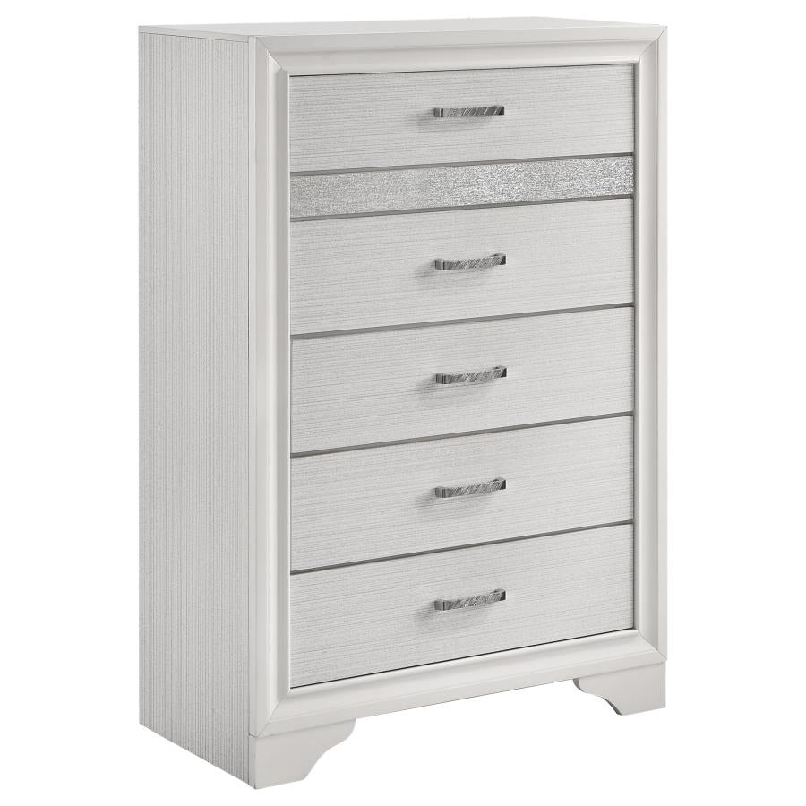Coaster 205115 Miranda White 6-drawer Chest