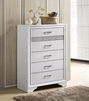 Coaster 205115 Miranda White 6-drawer Chest